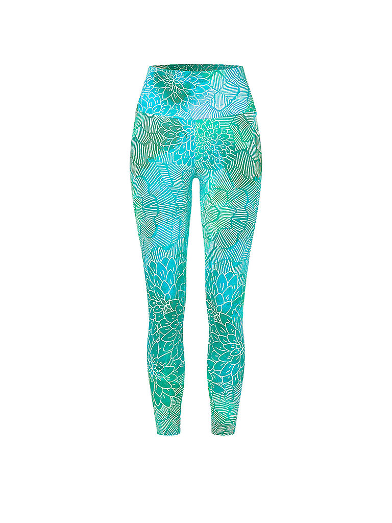 SPIRIT OF OM Damen Yogatight Madhu 7/8 türkis | XS